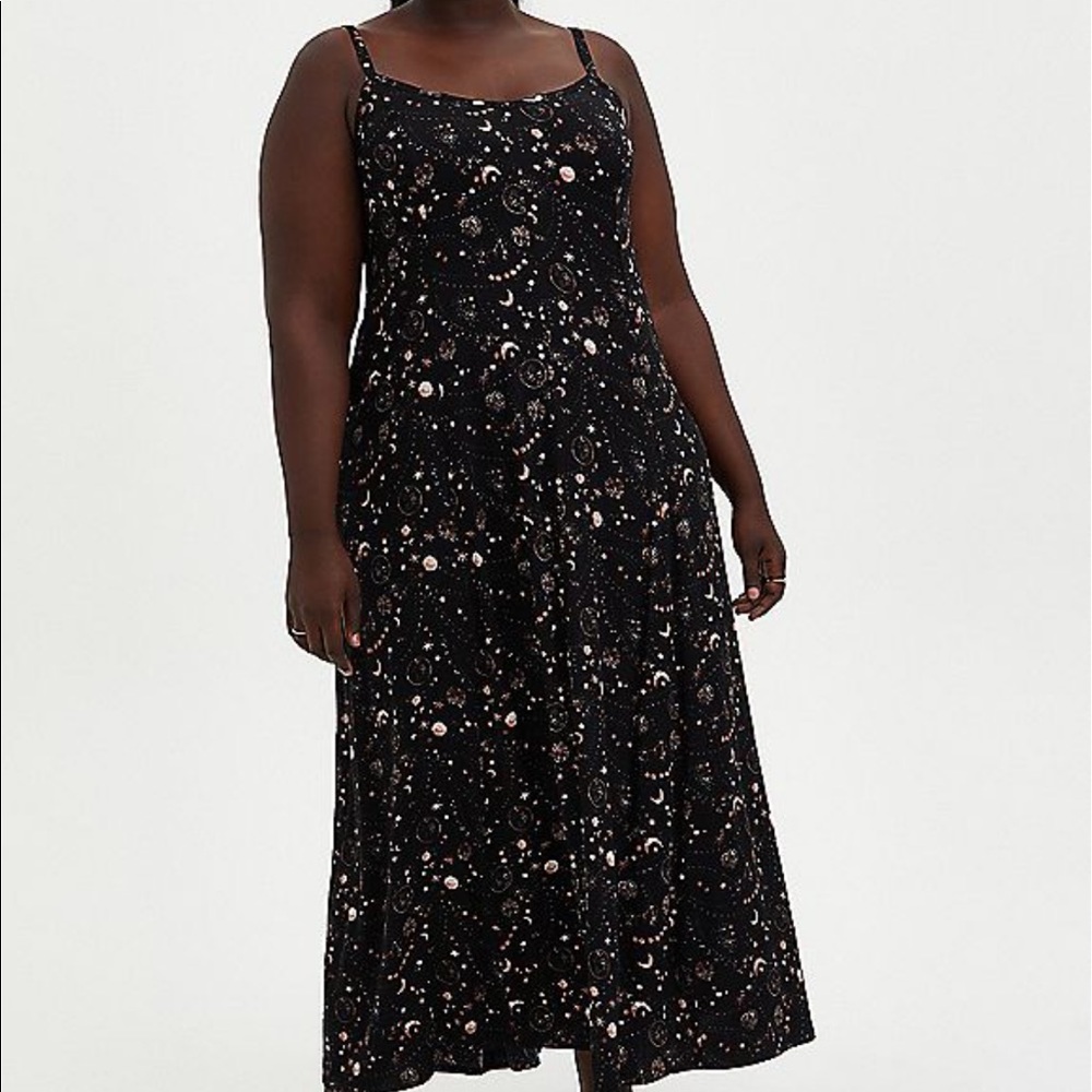 Torrid size 2 maxi celestial dress